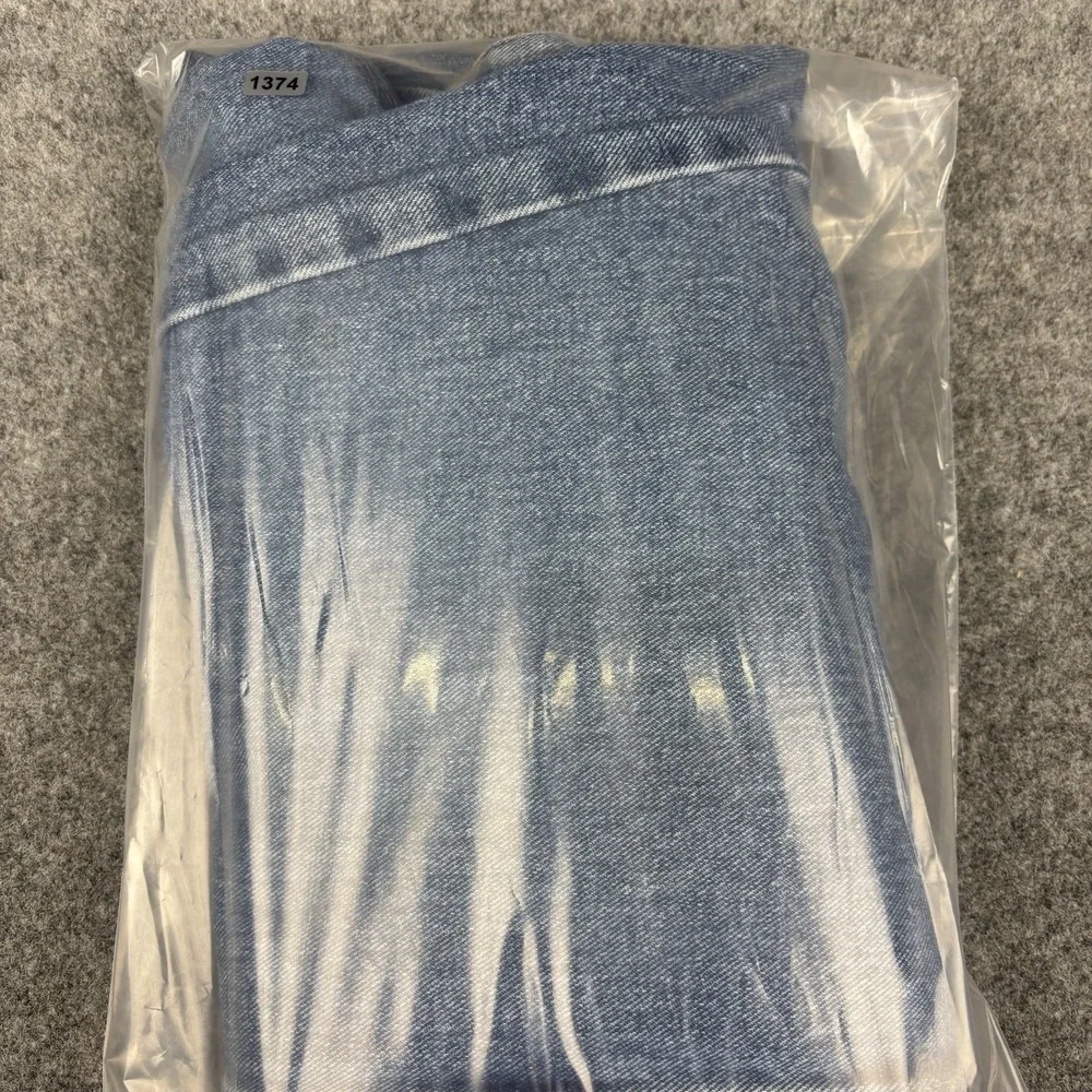 Wrangler Rugged Wear Jeans Mens 52x30 Straight Leg Big And Tall Blue Denim Rodeo